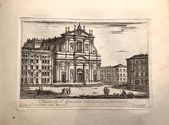 Piranesi Giovanni Battista (1720-1778) Chiesa di S. Ignazio del Collegio Romano 1748 Roma